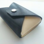 レザークラフト作品　名刺・カードケース　『Type-B』の型紙と作成手順