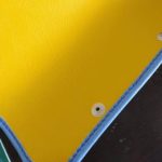 合皮のヘリ返し　合皮を段漉きする方法