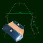 眼鏡ケースの型紙を作図する時の寸法の決め方